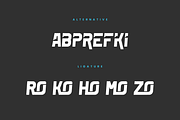 Iroganze - Thick & Sport Font, a Sans Serif Font by QR Design Studio (Thumbnail 7 of 7)