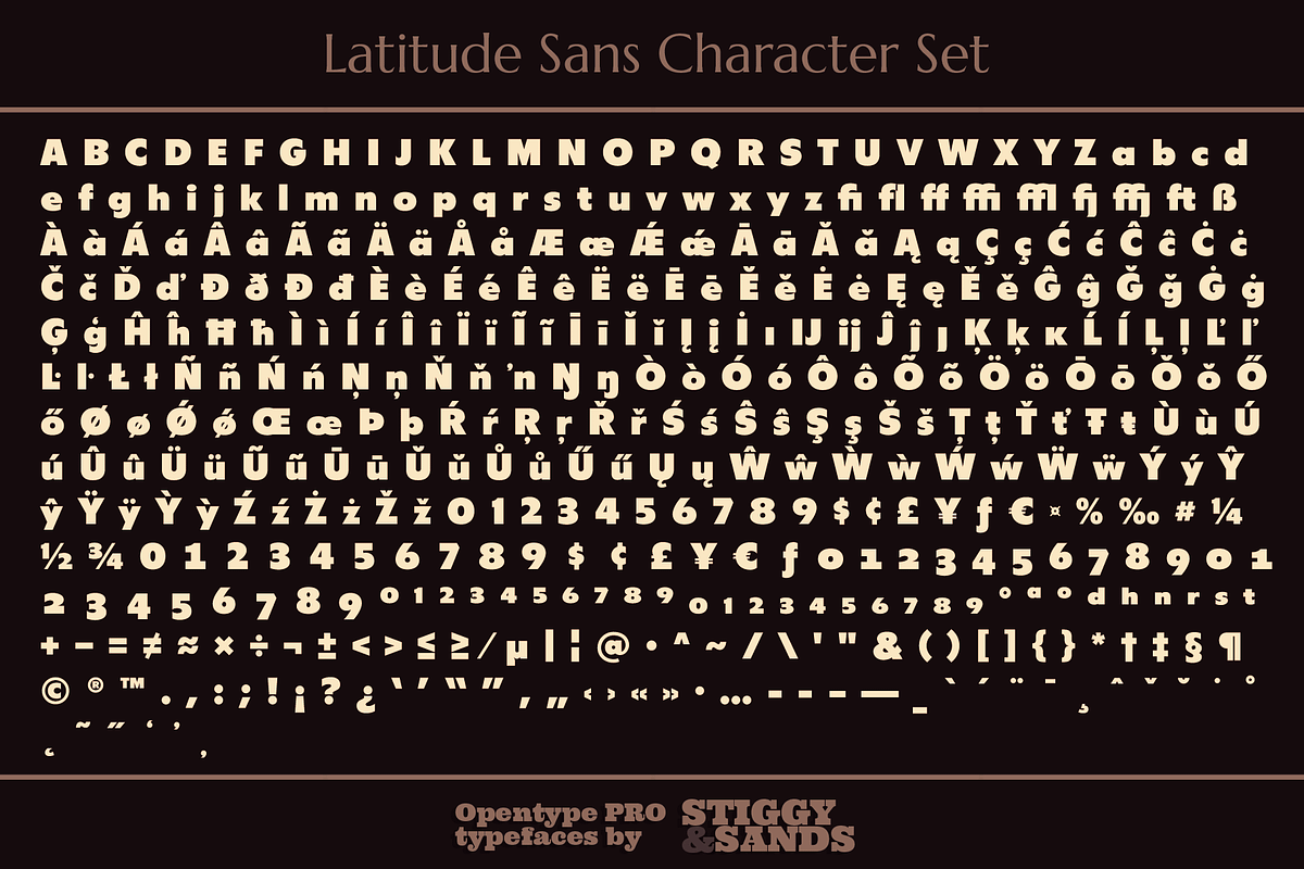 Latitude Sans, a Sans Serif Font by Stiggy & Sands (Photo 9 of 9)