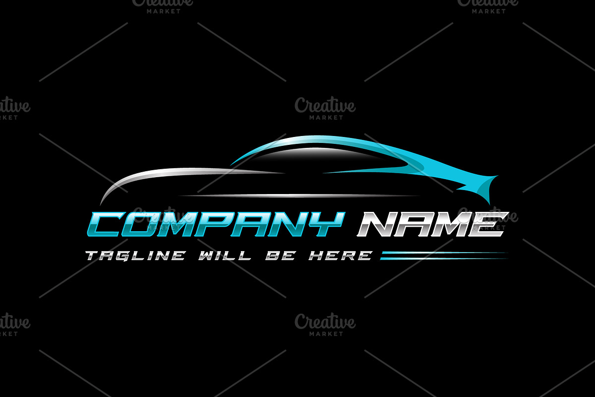Modern Car Logo, Sports Car Logo, a Branding & Logo Template by Nahid Hasan Nilim (Photo 2 of 7)