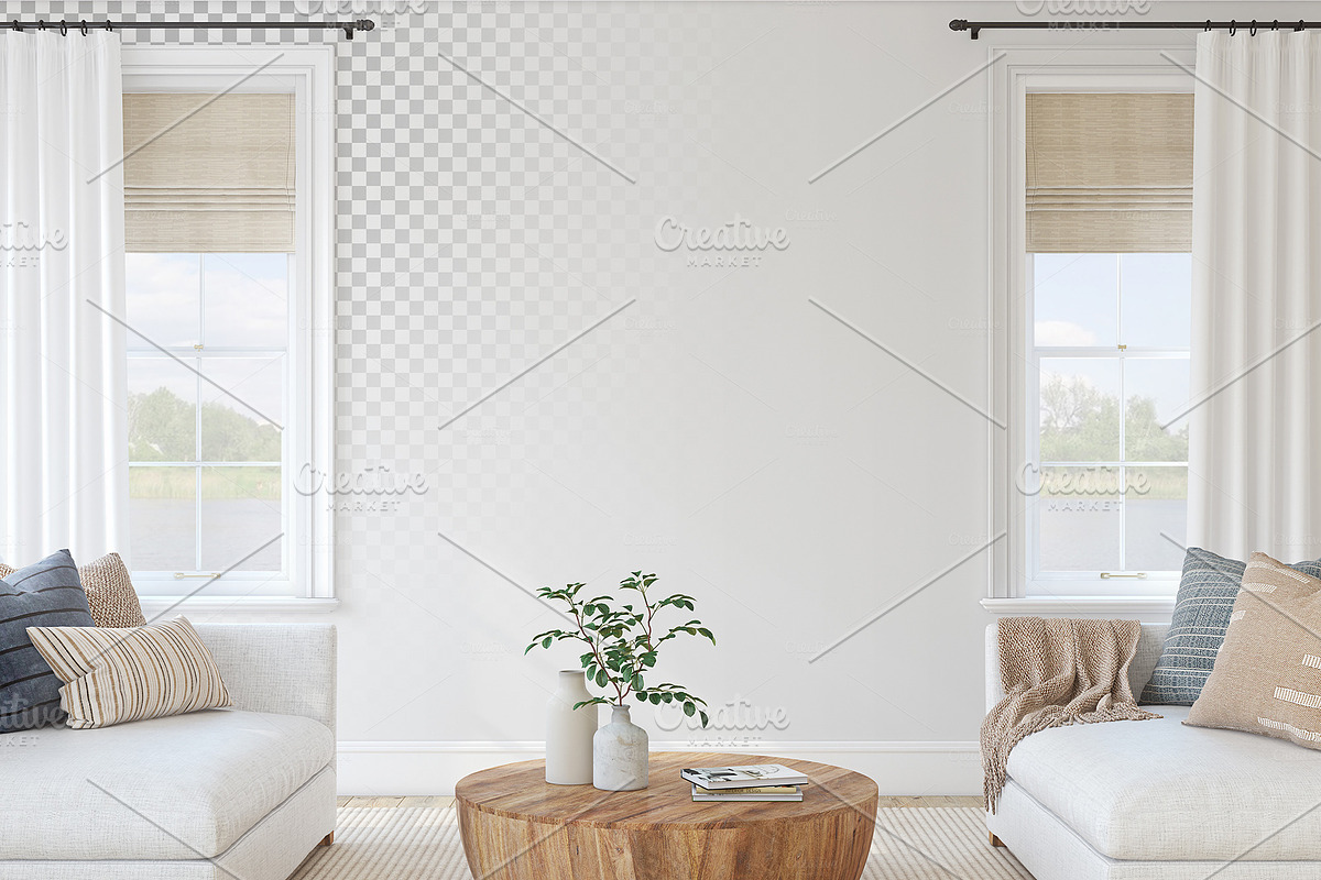 LAKE HOUSE Wall&Frame Mockups, a Poster Template by MyHomeMockups (Photo 9 of 12)