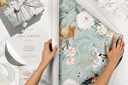 Spring Mint Birds Flower Pattern, a Pattern Graphic by paper aesthetic (Thumbnail 8 of 10)