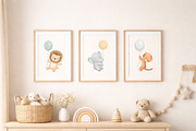 Safari Animals Watercolor clipart, an Animal Illustration by ElenaPlatovaArt (Thumbnail 4 of 15)