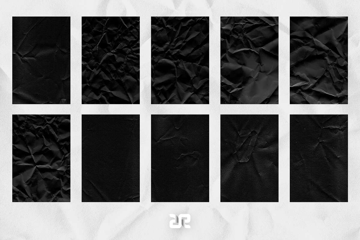 100 Black Paper Textures, a Texture Graphic by Remon Michel (Photo 12 of 12)