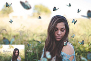 52+ Butterflies Photo Overlays, an Action Add-On by PhotoEffects.Store (Thumbnail 6 of 8)