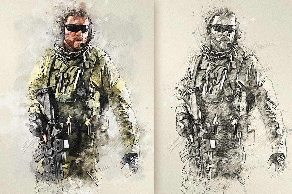 Quick Sketch Photoshop Action, an Action Add-On by GorynArt (Photo 4 of 17)