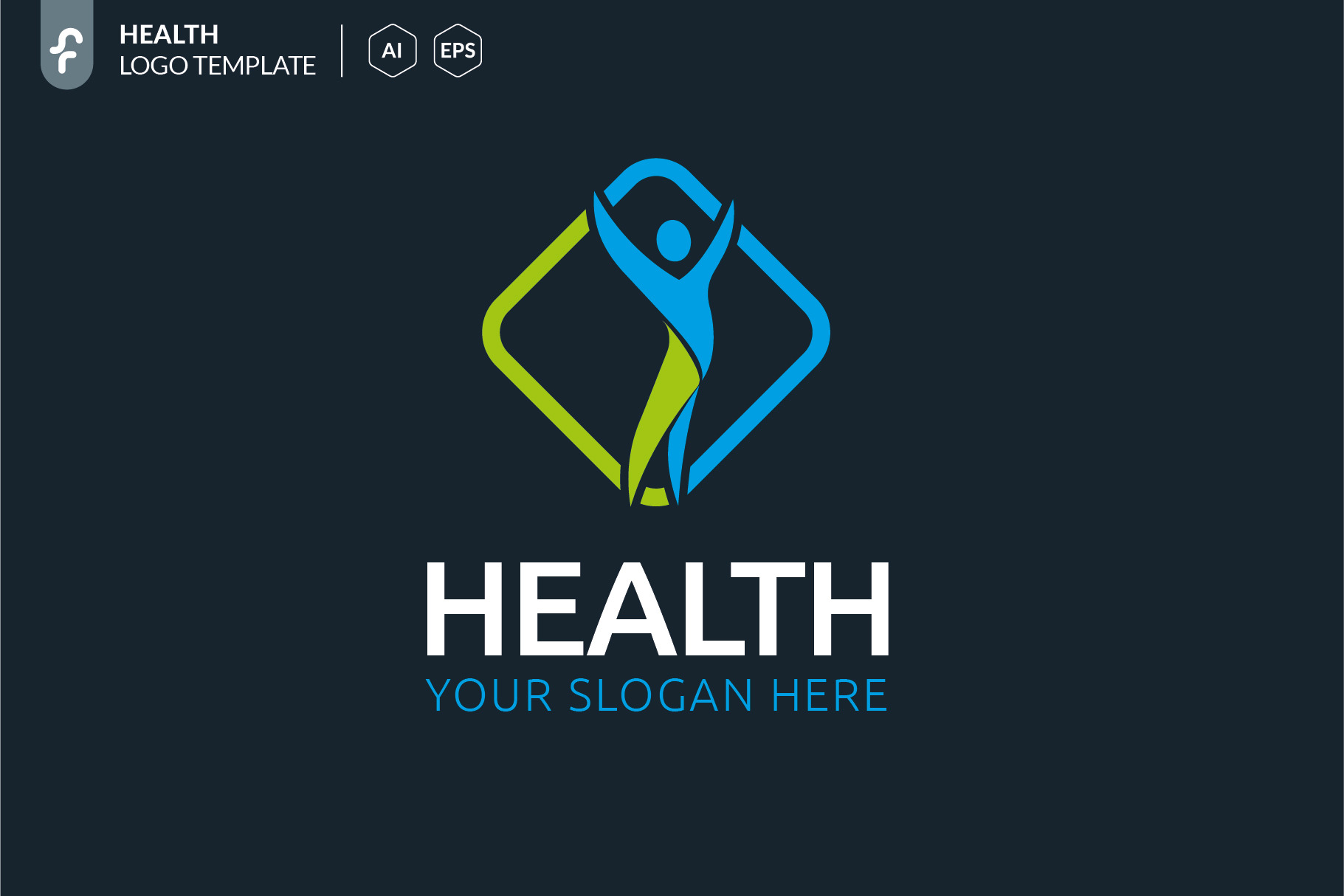 Health Logo, a Branding & Logo Template by ft.studio