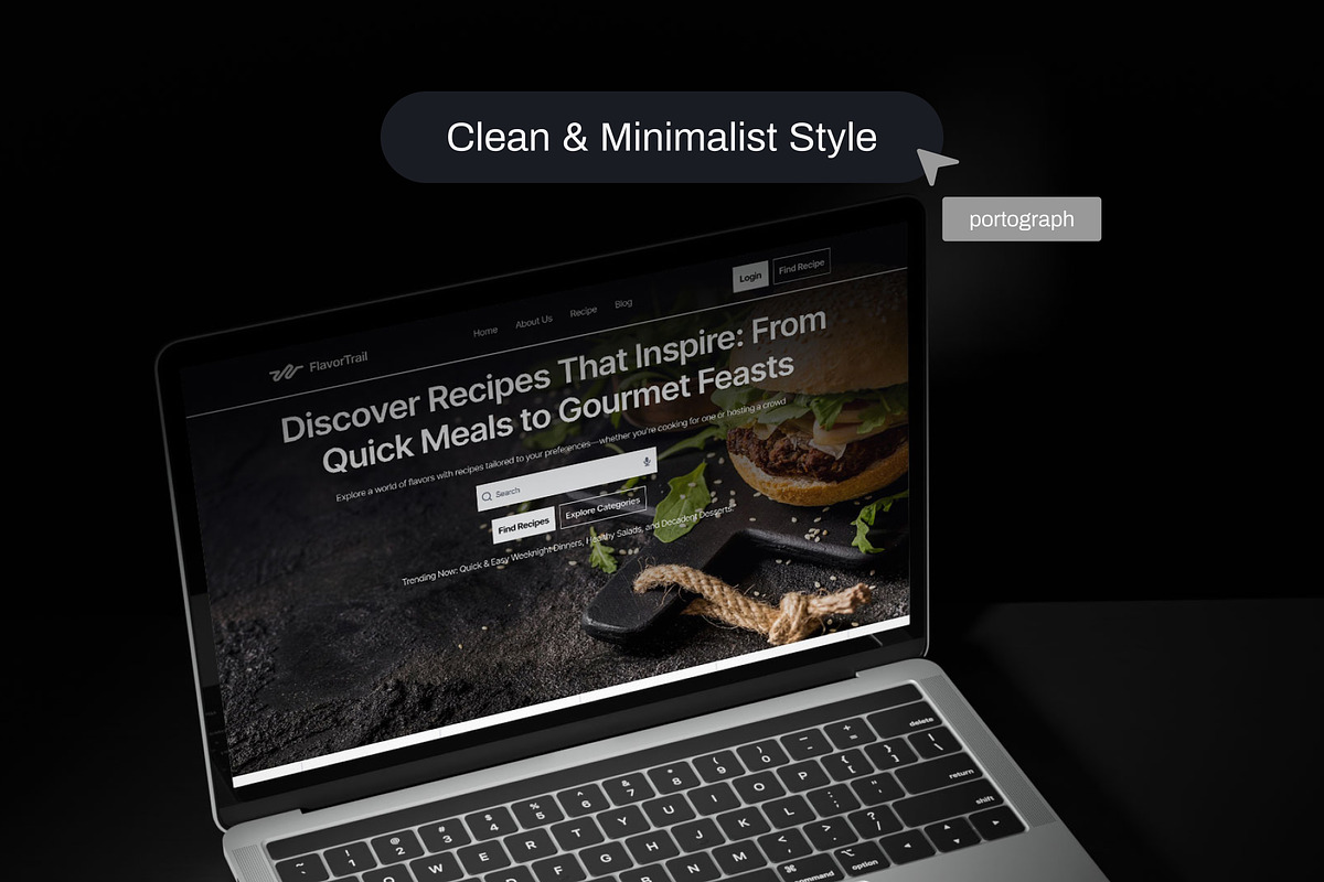 Food Recipe Landing Page preview 4