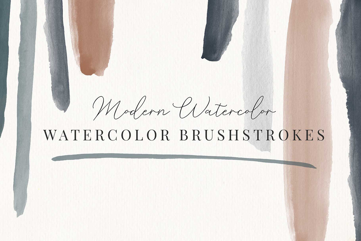 Watercolor Brushstrokes Brush Pack, a Brush Add-On by Chelsea Bromley (Photo 4 of 4)