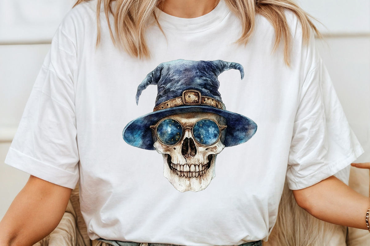 Watercolor Witch, Halloween Bundle, an Illustration by Pixels.Craft (Photo 5 of 7)
