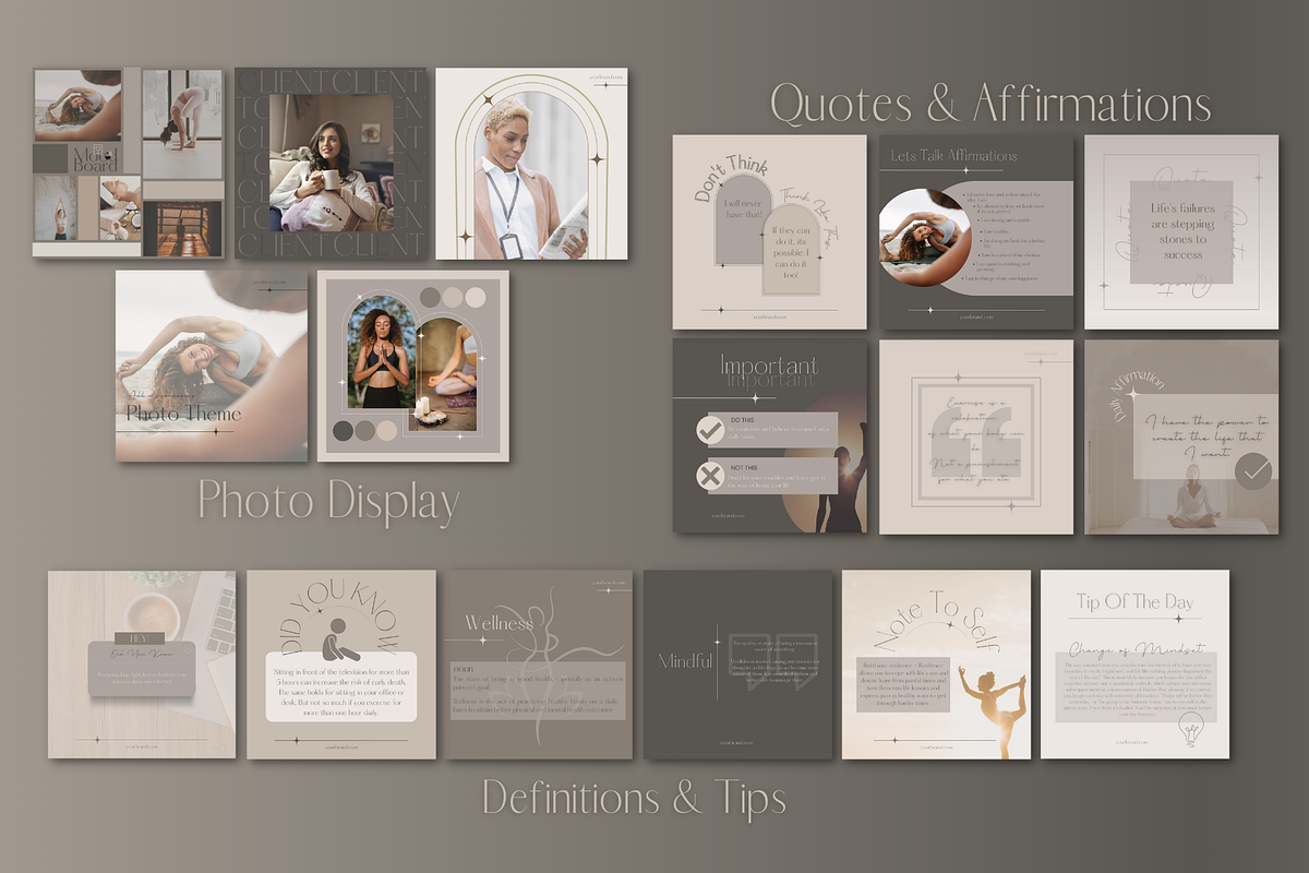 Instagram Coach Template Bundle, a Social Media Template by Faytemplates (Photo 8 of 11)