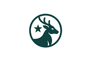 Deer Head Logo Collection, a Branding & Logo Template by Vectorium Studio (Thumbnail 8 of 25)