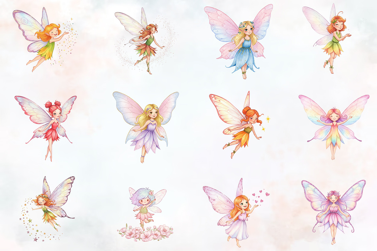 Happiness Fairy Clipart, an Illustration by RobertsArt (Photo 6 of 7)