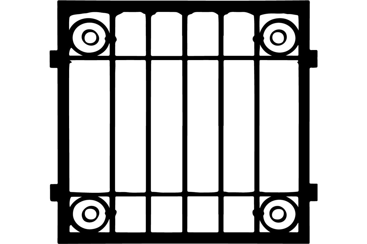 Luxury Iron Scroll Gate Railing, an Object Graphic by Designer_Momina (Photo 15 of 17)
