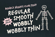 Bonely Hearts Display Font, a Handwritten Font by Nicky Laatz (Thumbnail 6 of 11)