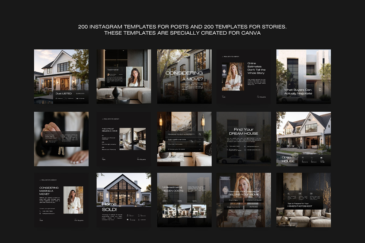 Real Estate Instagram Templates I preview 6
