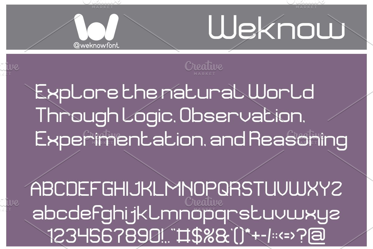 Great Scientific Mind font, a Sans Serif Font by weknow (Photo 4 of 8)