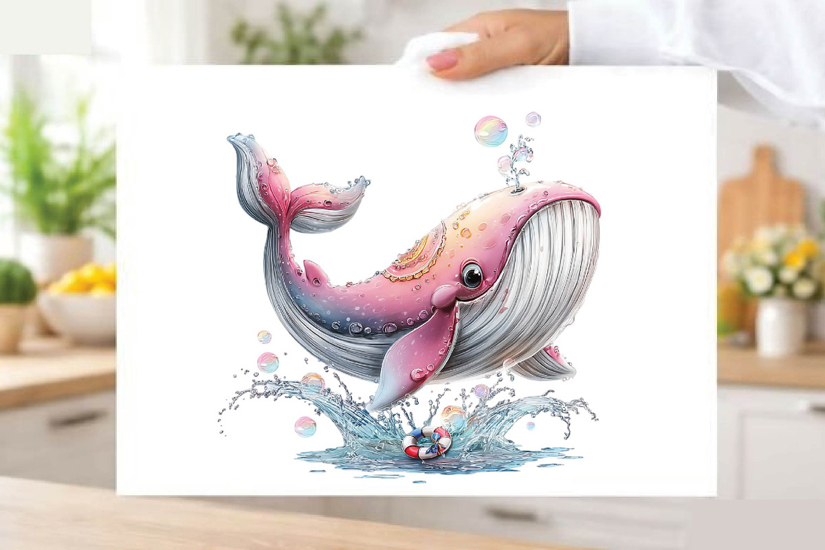 Watercolor Animal Mother's Day Clipa, an Illustration by SVGArt (Photo 2 of 9)