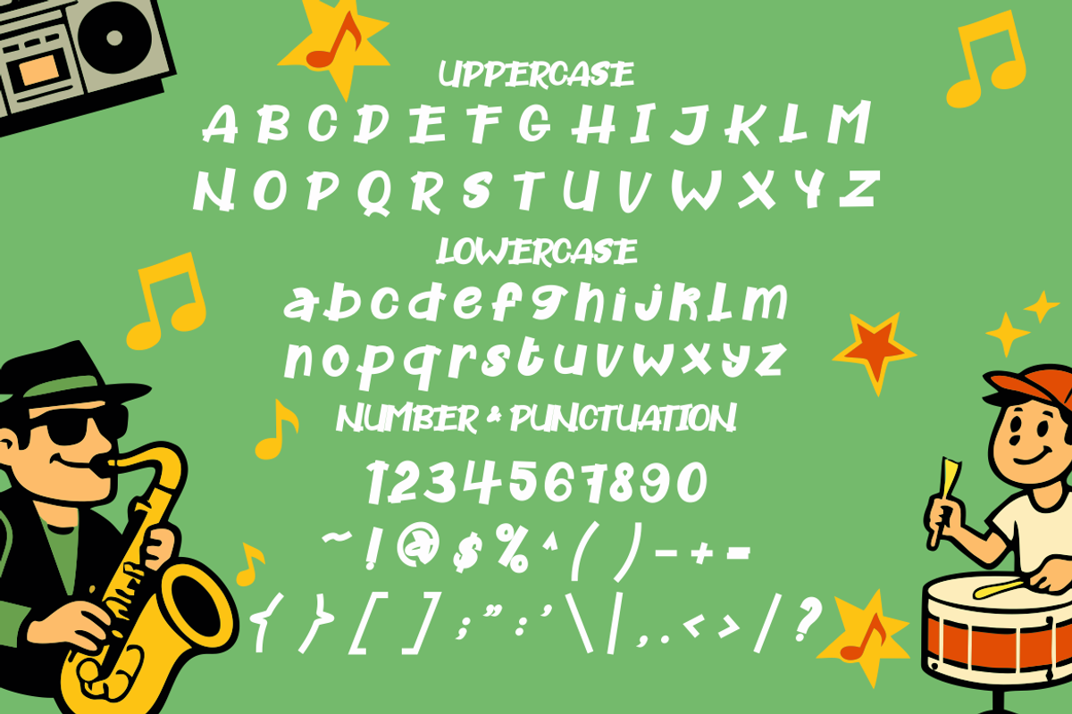 Horn Pop Display Font, a Font by PutraCetol Studio (Photo 6 of 6)