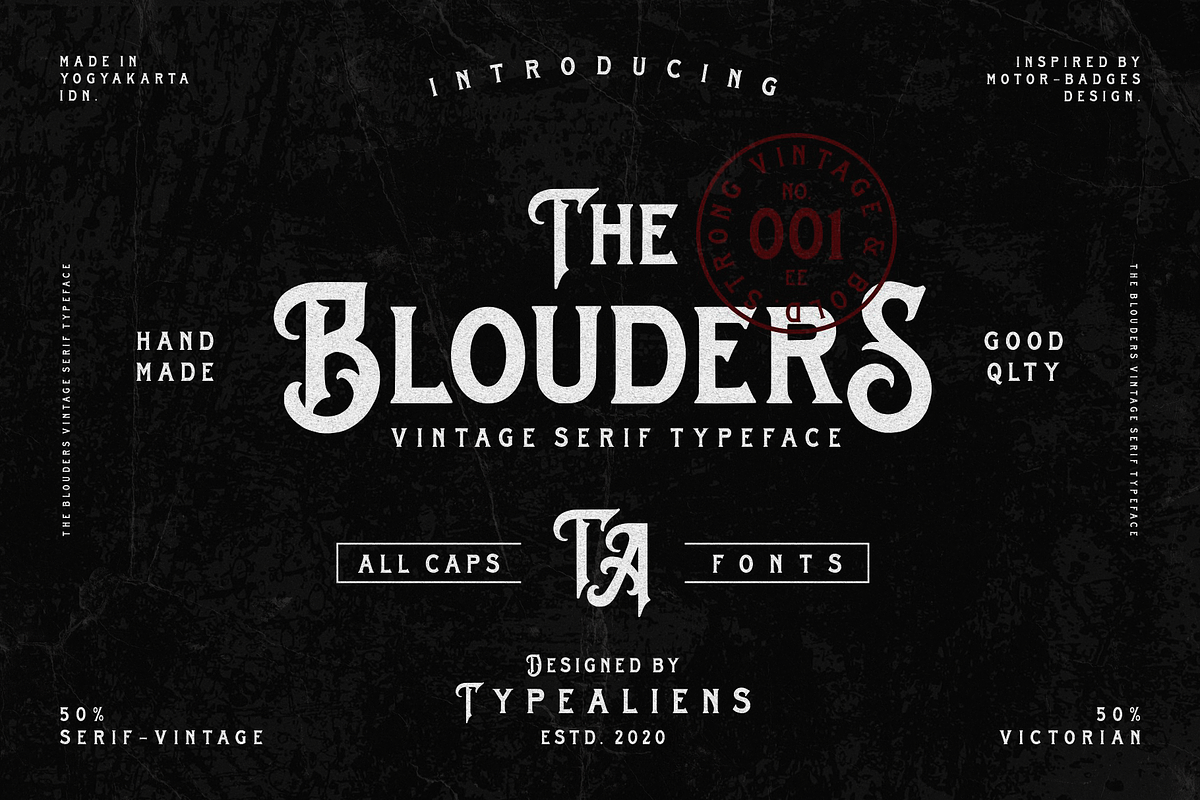 OKA - Blouders, a Serif Font by ilhamtaro (Photo 1 of 10)