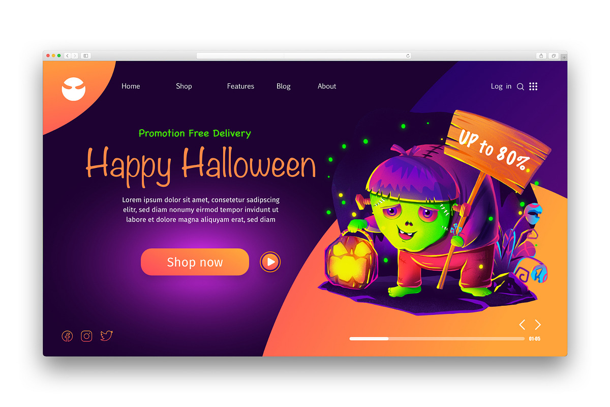 illustration of Happy halloween, a Decorative Illustration by Artmeesri (Photo 2 of 3)