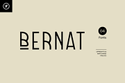 BERNAT - Unique Display Font, a Sans Serif Font by Designova® (Thumbnail 1 of 10)