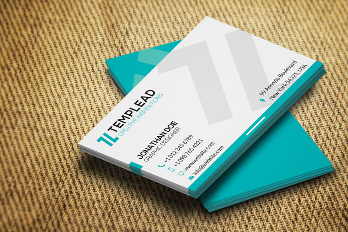 Corporate Business Card CM103, a Business Card Template by annozio (Photo 2 of 4)