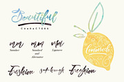 Blomming - Brush Font, a Script Font by Cruzine (Thumbnail 9 of 10)