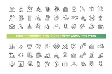 Government Administration icons, an Icon by Tettygreen