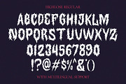 Highlose Black Metal Font, a Blackletter Font by Letterhend Studio (Thumbnail 6 of 9)