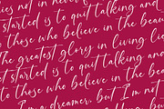Montise Natasha Stylish Handwritten, a Script Font by stylishtype.co (Thumbnail 10 of 20)
