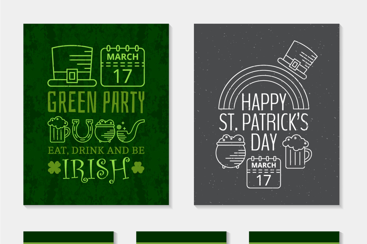 St. Patrick’s outline icons set, a Graphic by ekmelica (Photo 5 of 5)