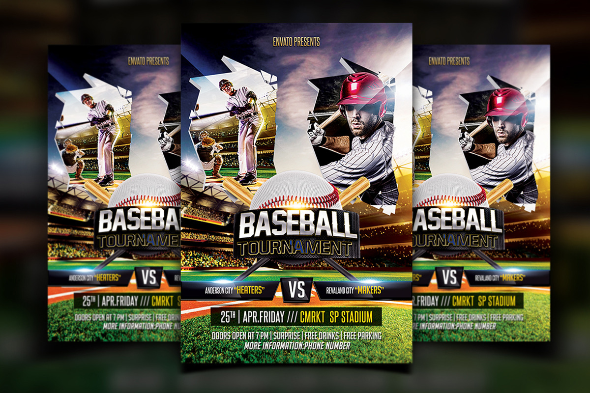 Sports Flyer Bundle, a Flyer Template by Basez Flyers (Photo 5 of 11)