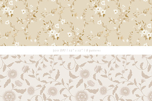 French Country Floral Pattern Bundle