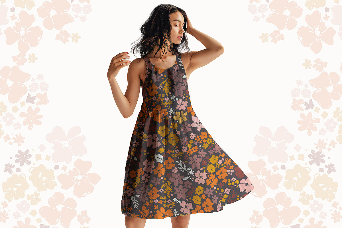 Summer Elegant Floral Pattern, a Pattern Graphic by StudioGlouna (Photo 5 of 7)