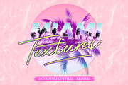 Miami Print Aesthetic PS Styles, a Layer Style Add-On by Photohacklovers (Thumbnail 1 of 11)