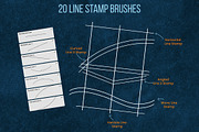 Lettering Grids Procreate Brushes, a Brush Add-On by shannonlayne (Thumbnail 2 of 5)