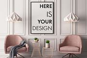 Mockups posters in the interior, a Household Mockup by FilL239 (Thumbnail 11 of 15)