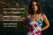 15 Women's Beachwear Mockups, a Shirt Mockup by ARARA ✸ Creative Design (Thumbnail 2 of 5)