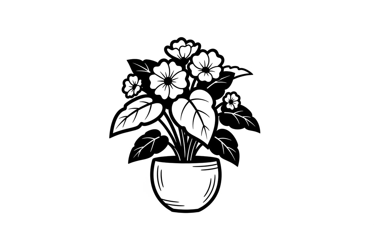 Flower Pot Silhouette Vector Bundle, an Illustration by jahid234 (Photo 10 of 49)