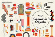 Retro Colour Block Vector Objects, an Object Graphic by angelainthefields (Thumbnail 7 of 23)