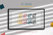 Geometric Animals Designs & Patterns, an Animal Illustration by Pigment Café (Thumbnail 4 of 7)