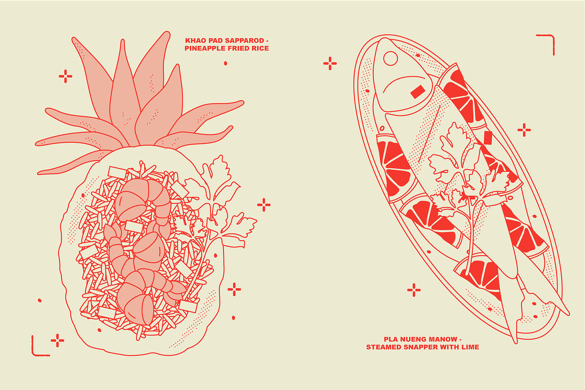 Thai Food Vector Illustrations, a Food Illustration by TheFoodAtlas (Photo 10 of 19)
