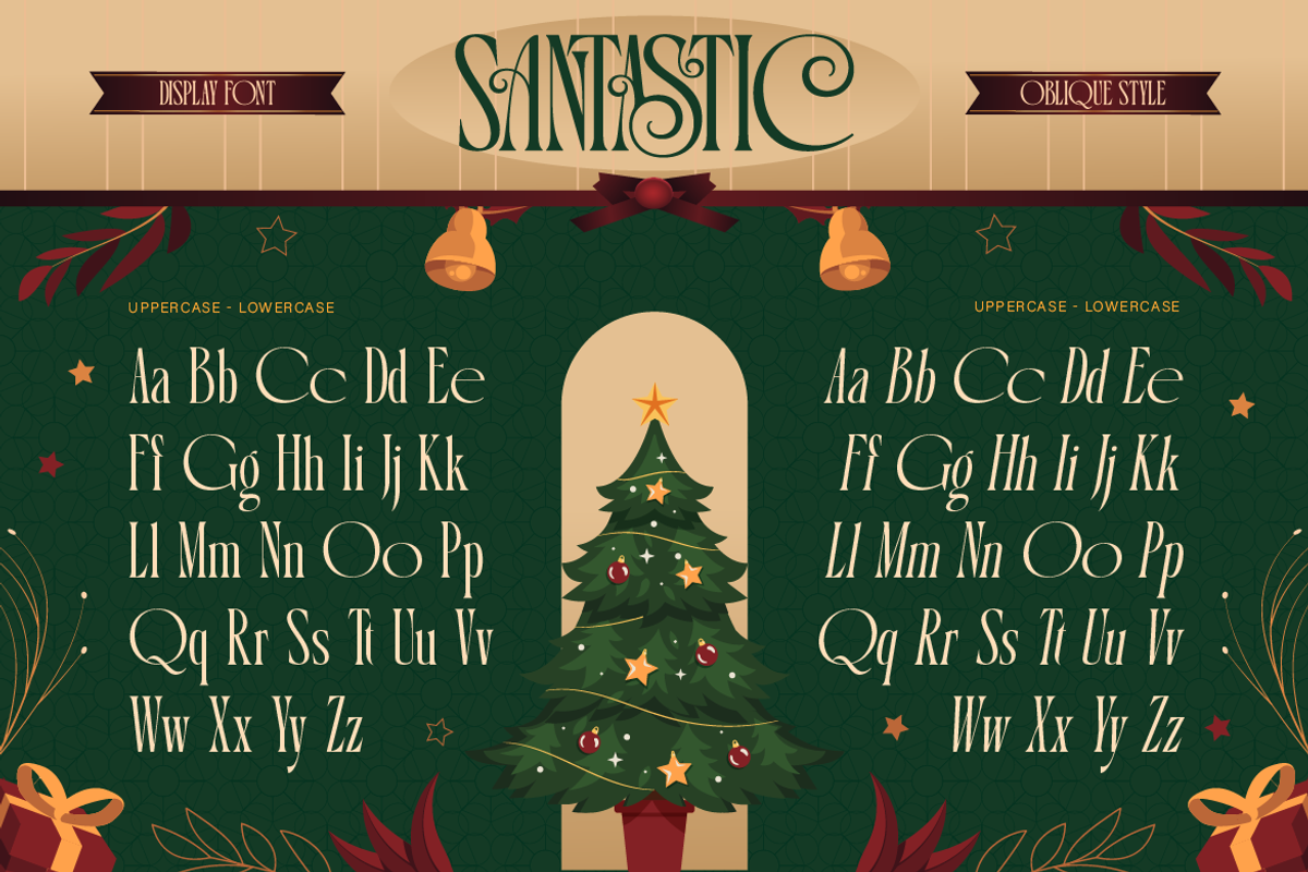 Santastic - Elegant Christmas Serif, a Serif Font by Burntilldead (Photo 6 of 12)