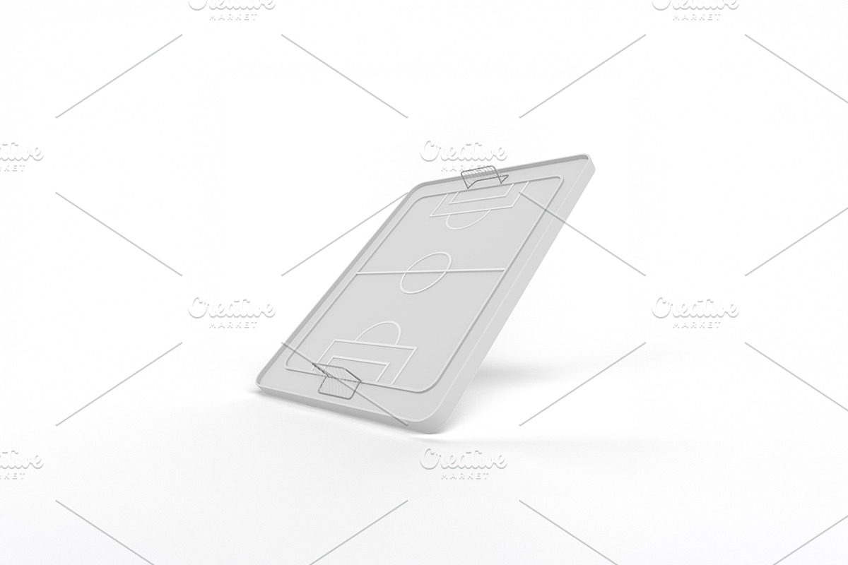 Cartoon Football Field Mockup, a Merchandise Mockup by Qaleb Studio (Photo 2 of 2)