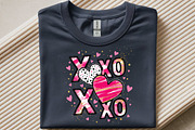 XOXO Valentine Day Heart PNG, an Illustration by SinaCreation (Thumbnail 4 of 11)