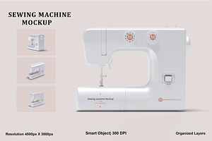 Sewing machine Mockup, a Household Mockup by zpackcreative
