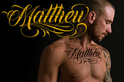 Chicano Vol. 02 | Tattoo style, a Script Font by Muntab_Art (Thumbnail 6 of 9)