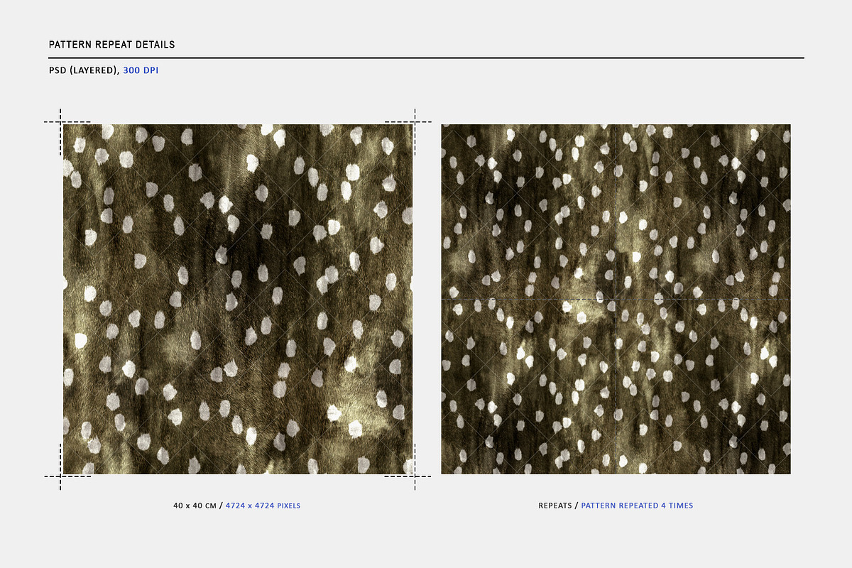 Seamless Bambi Animal Print Pattern, a Pattern Graphic by Talip Memis (Photo 2 of 12)