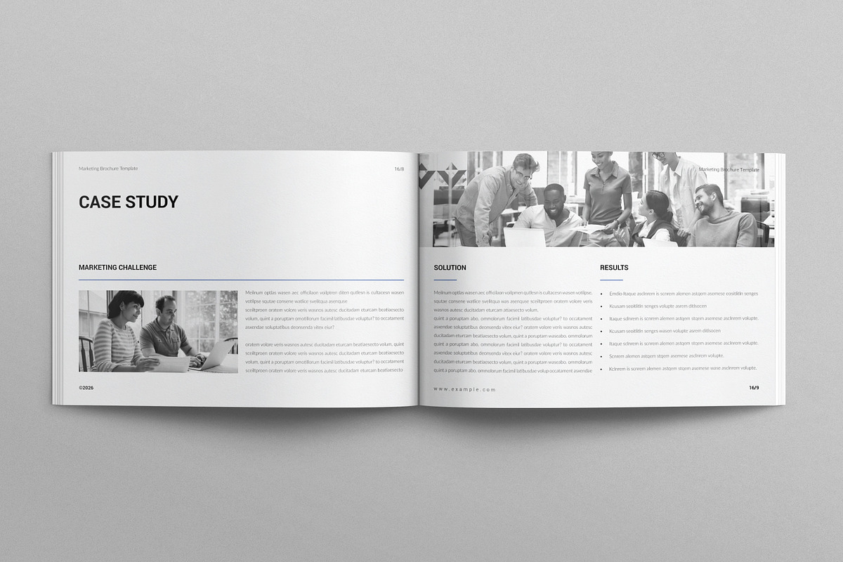 Marketing Brochure Landscape, a Brochure Template by E-Type (Photo 4 of 7)