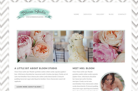 Responsive Wordpress Theme - Bloom
